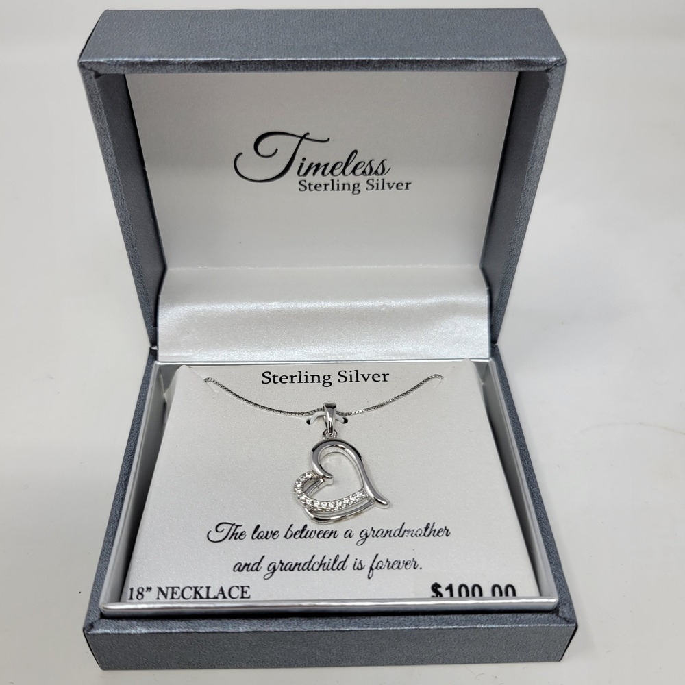 Sterling‎ Silver .925 Necklace 18"
